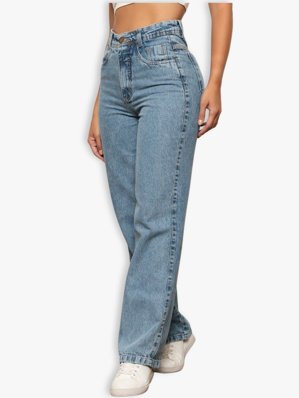 Calça jeans wide leg