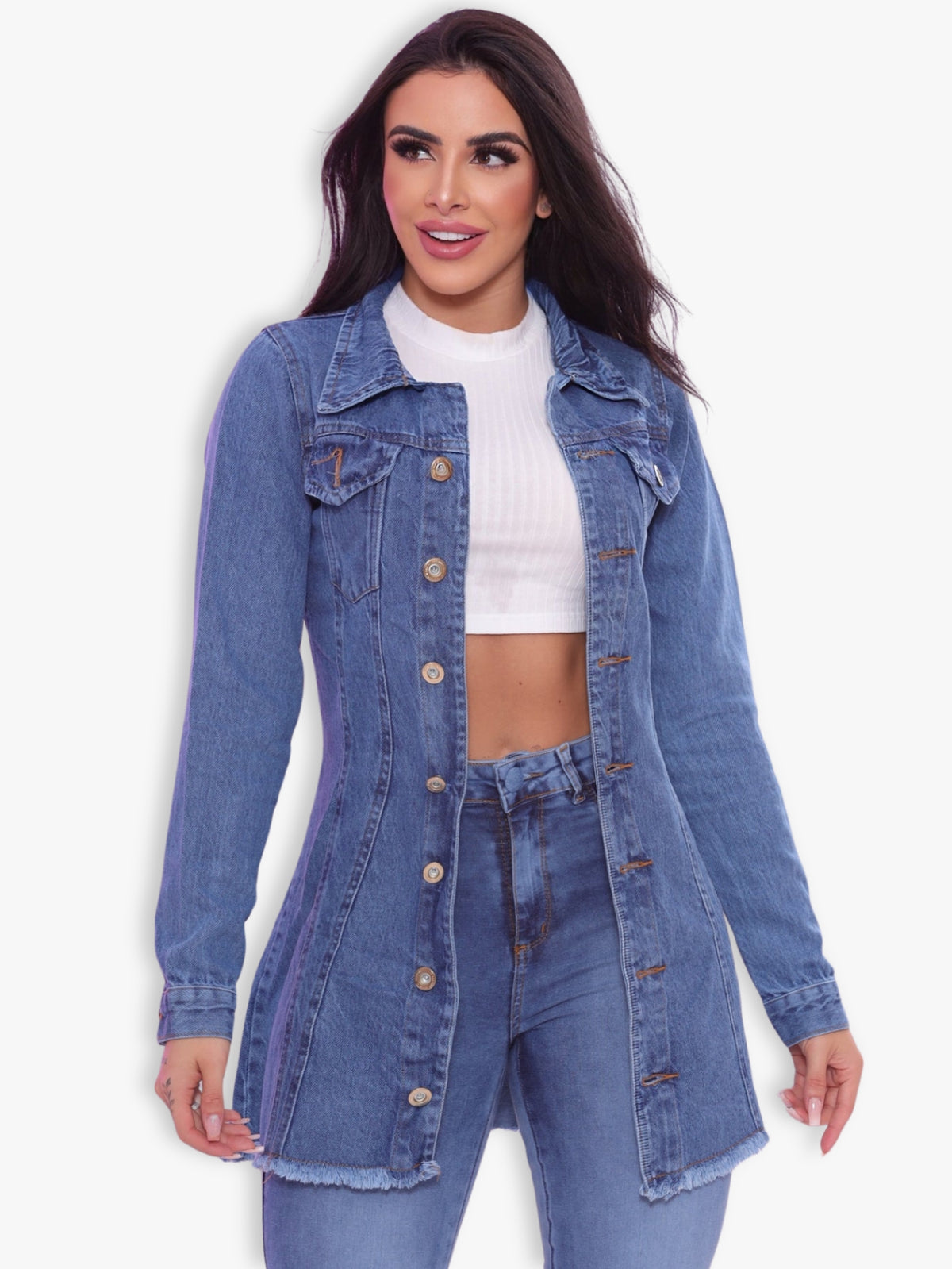 Jaqueta jeans oversized