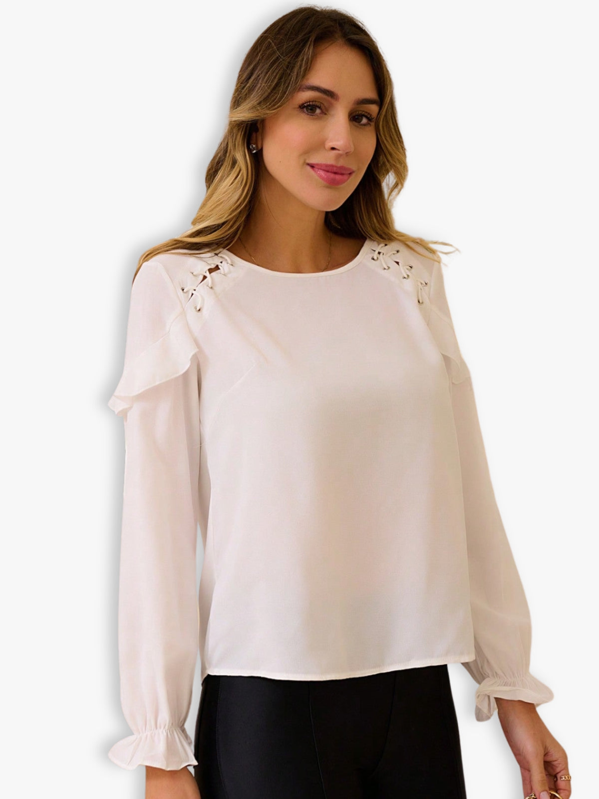 Blusa de manga longa